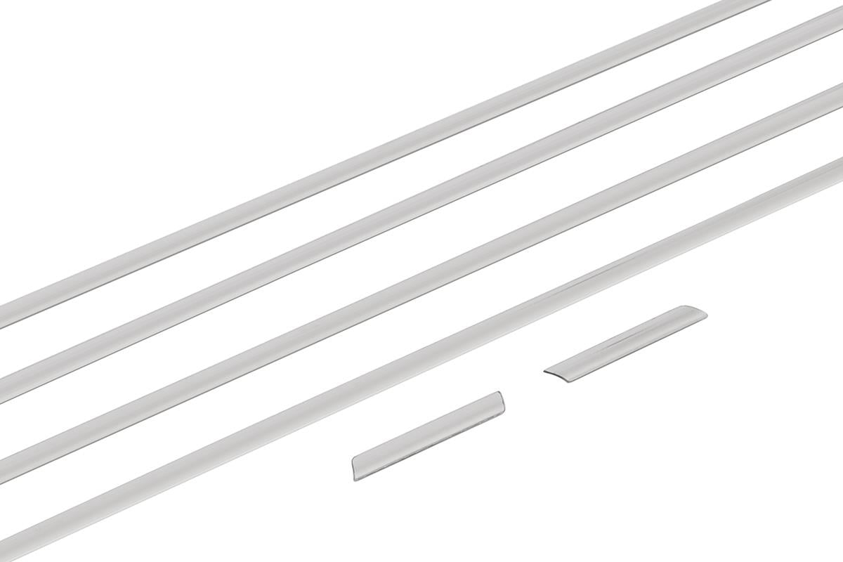 OMSA VW Golf 8 Krom Cam Alt Çıtası 6 Parça 2020 ve Sonrası