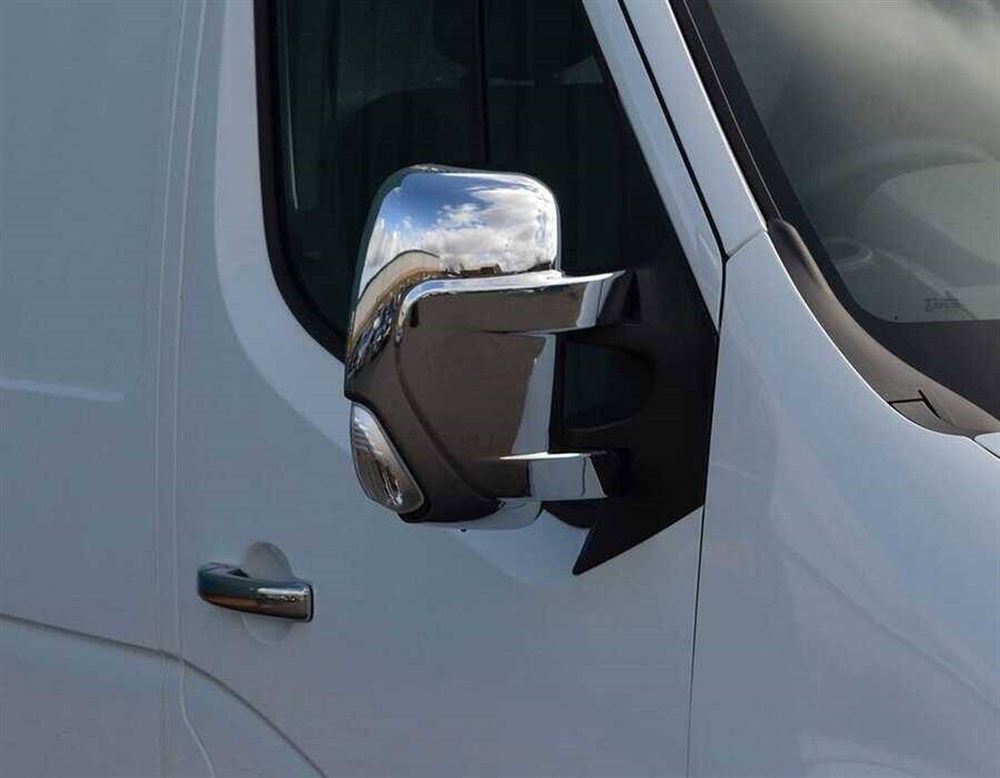 Omkar Renault Master Krom Ayna Kapağı 2 Parça Abs 2010-2024 Arası