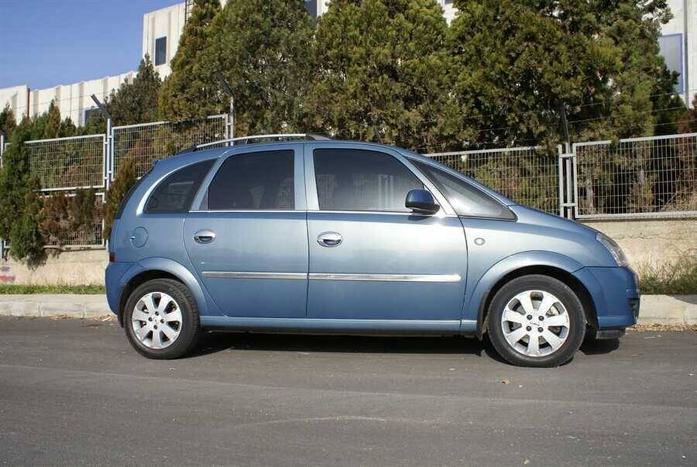OMSA Opel Meriva A Krom Cam Alt Çıtası 4 Parça 2002-2010 Arası