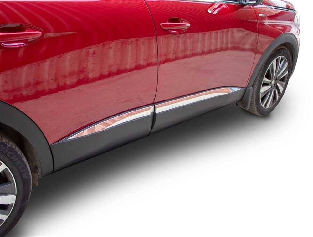 OMSA Peugeot 3008 Krom Yan Kapı Çıtası 4 Parça 2016-2023 Arası