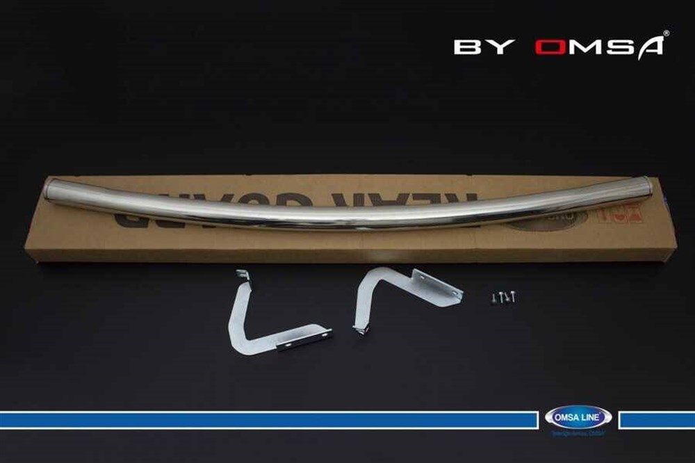 OMSA Peugeot Partner Tepee Krom Boru Çap:60 Arka Koruma Çelik Kapak 2008-2018 Arası