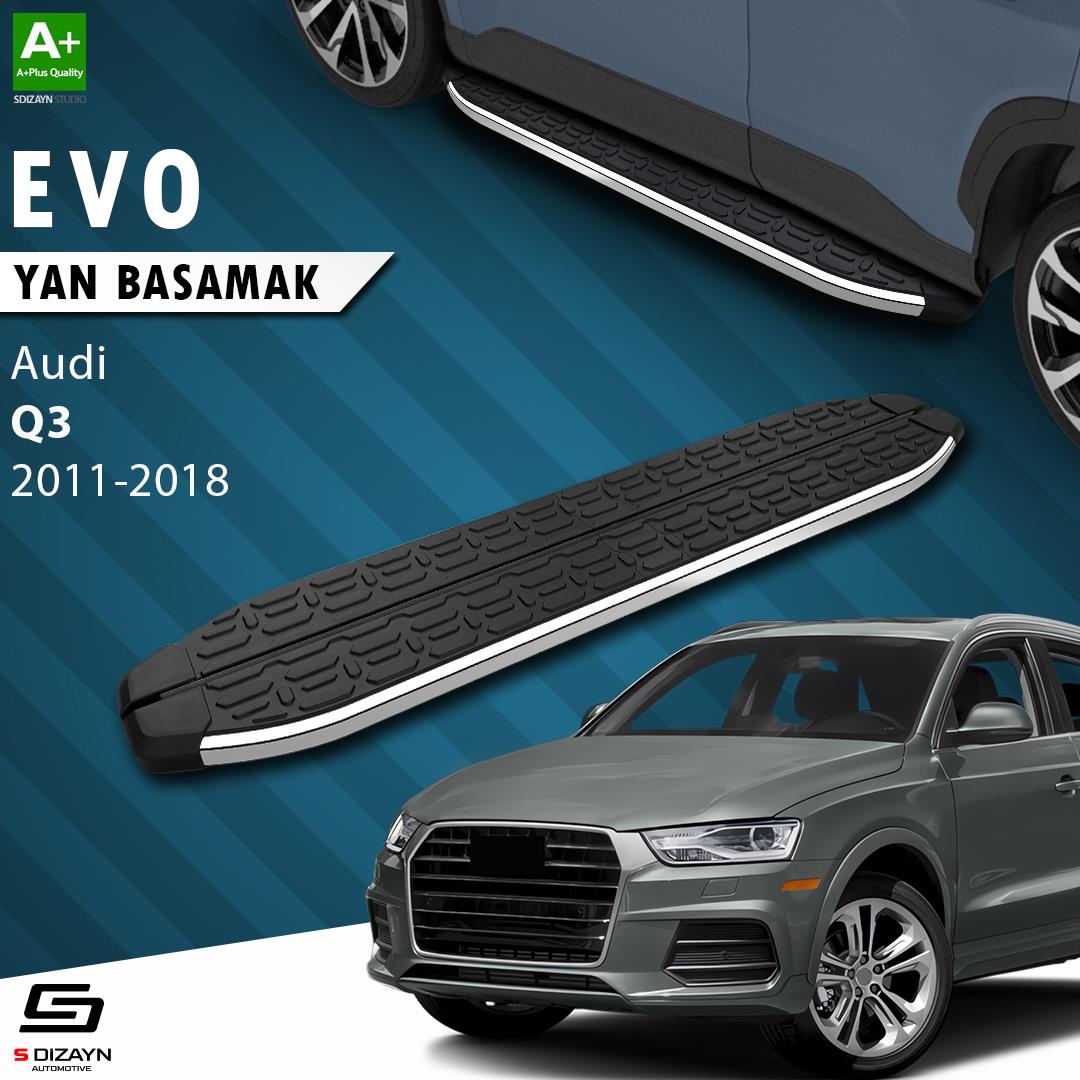 Audi Q3 8U Evo Krom Yan Basamak 173 Cm 2011-2018 A+ Kalite