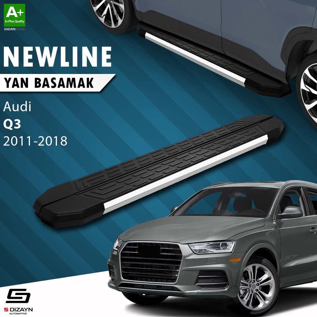 Audi Q3 8U NewLine Krom Yan Basamak 173 Cm 2011-2018 A+ Kalite