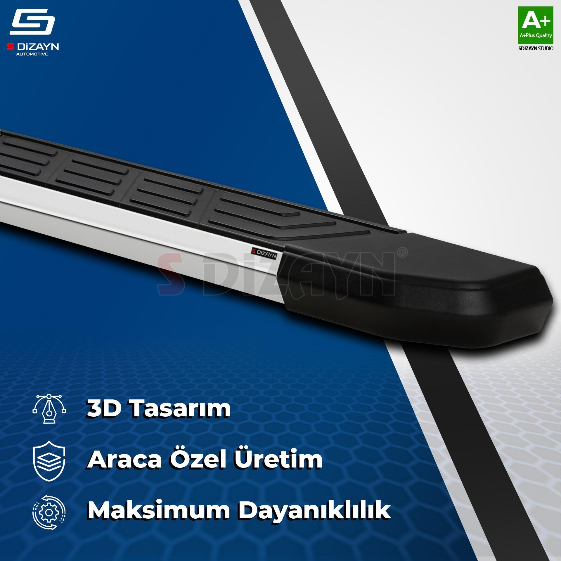 Audi Q3 8U NewLine Krom Yan Basamak 173 Cm 2011-2018 A+ Kalite