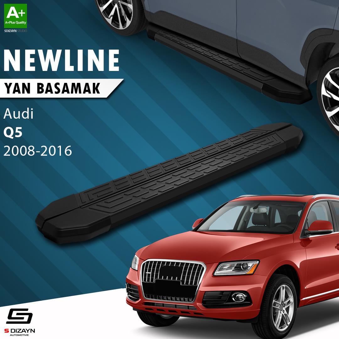 Audi Q5 NewLine Siyah Yan Basamak 183 Cm 2008-2016 A+ Kalite
