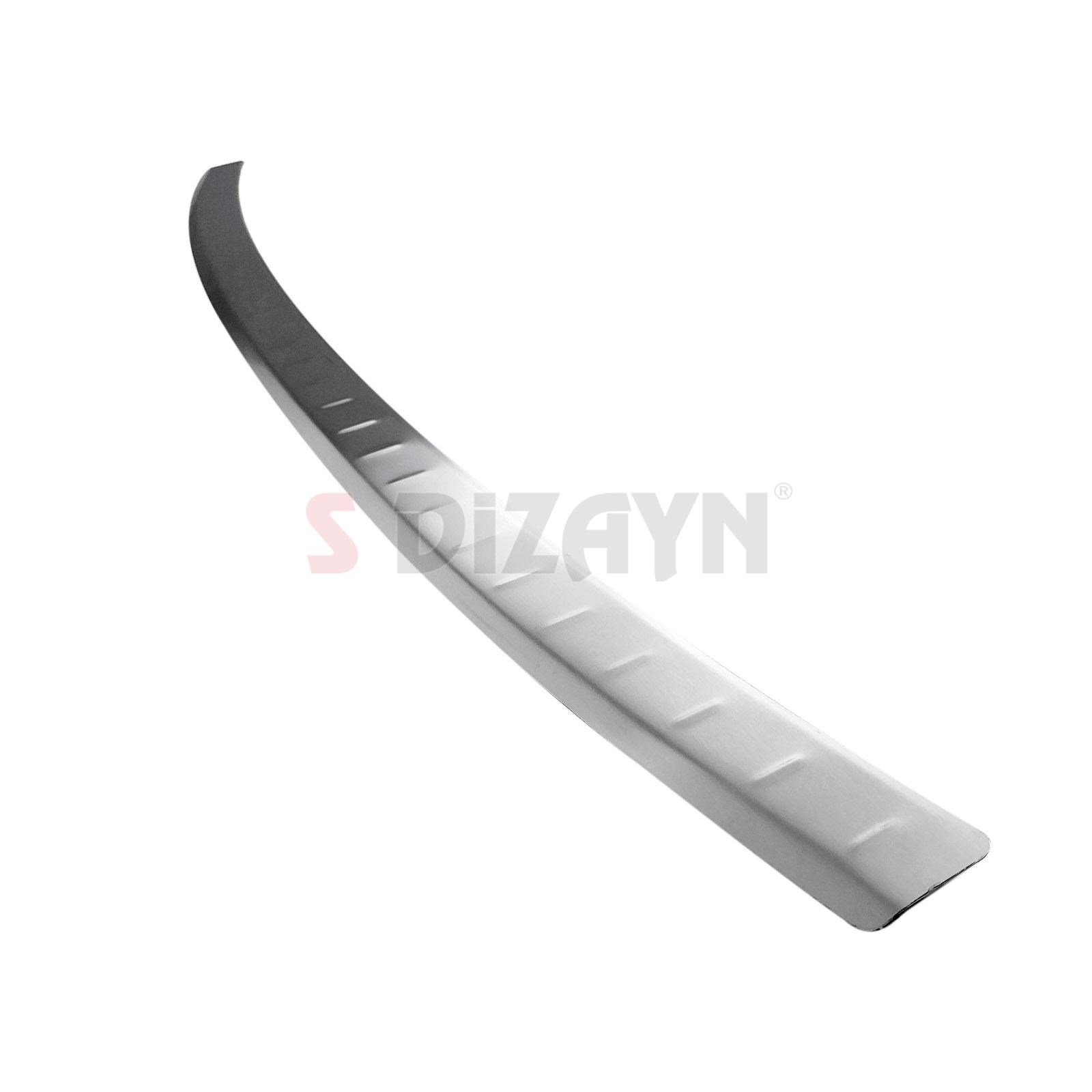 S-Dizayn Audi Q7 Krom Arka Tampon Eşiği 2010-2015