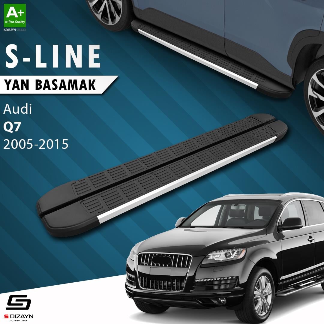 Audi Q7 S-Line Aluminyum Yan Basamak 213 Cm 2005-2015 A+ Kalite