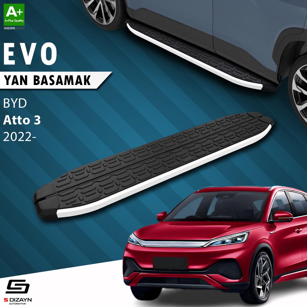 BYD Atto 3 Evo Aluminyum Yan Basamak 193 Cm 2022 Üzeri