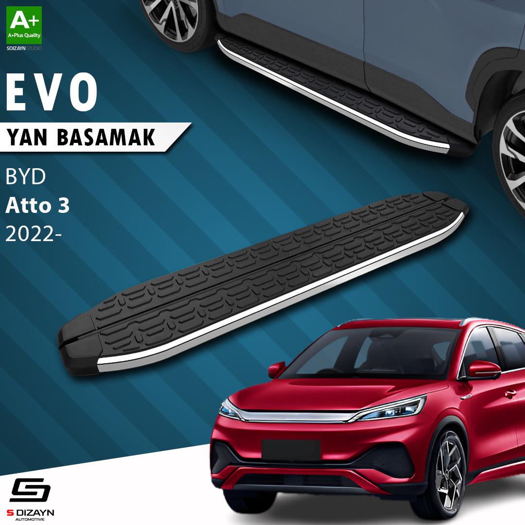 BYD Atto 3 Evo Krom Yan Basamak 193 Cm 2022 Üzeri
