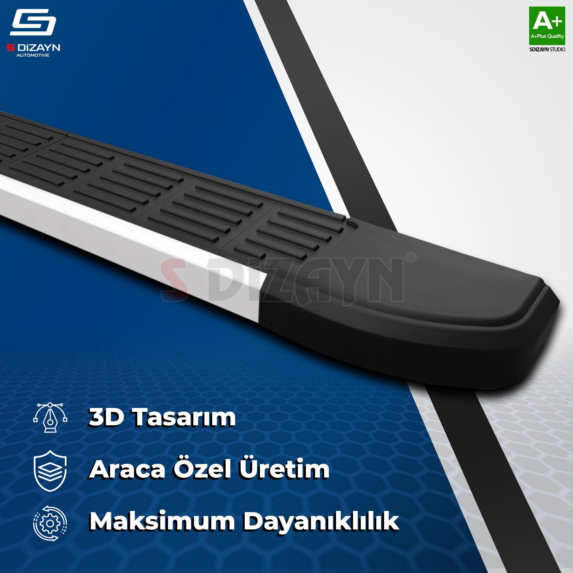 BYD Atto 3 S-Line Aluminyum Yan Basamak 193 Cm 2022 Üzeri