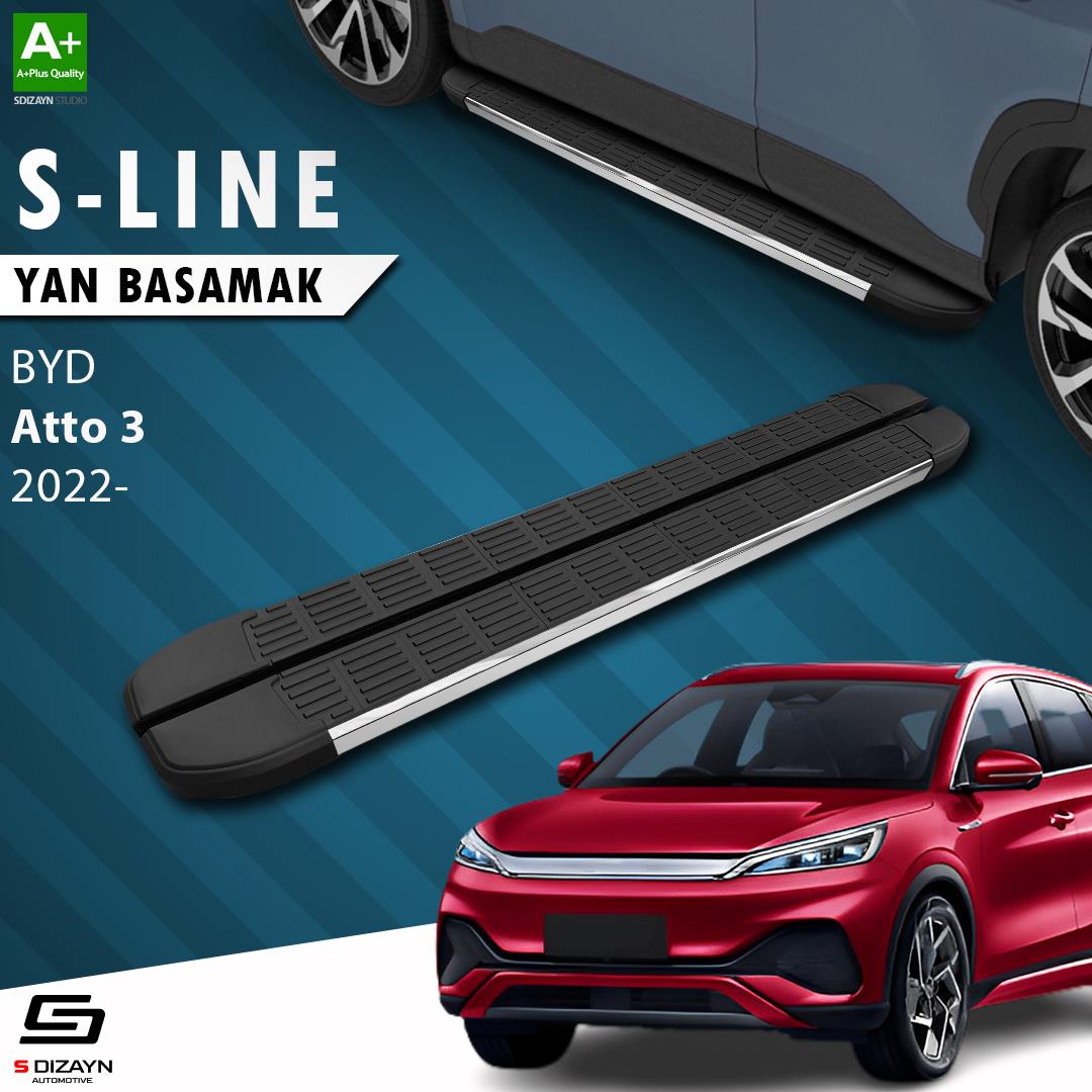 BYD Atto 3 S-Line Krom Yan Basamak 193 Cm 2022 Üzeri