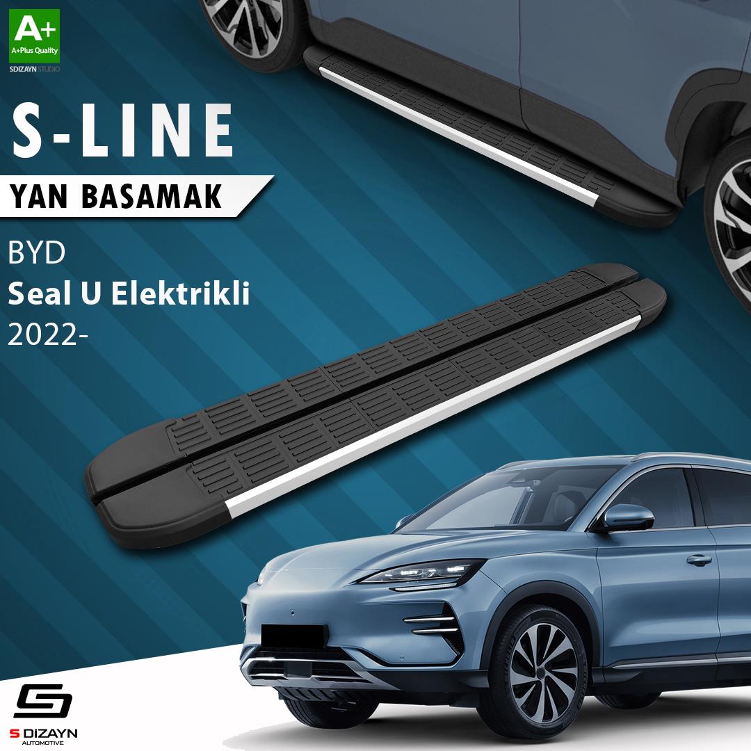 BYD Seal U Elektrikli S-Line Aluminyum Yan Basamak 193 Cm 2022 Üzeri A+ Kalite