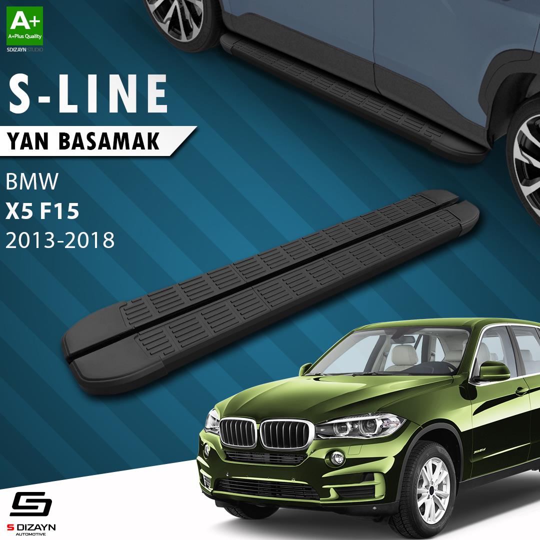 Bmw X5 F15 S-Line Siyah Yan Basamak 193 Cm 2013-2018 A+ Kalite