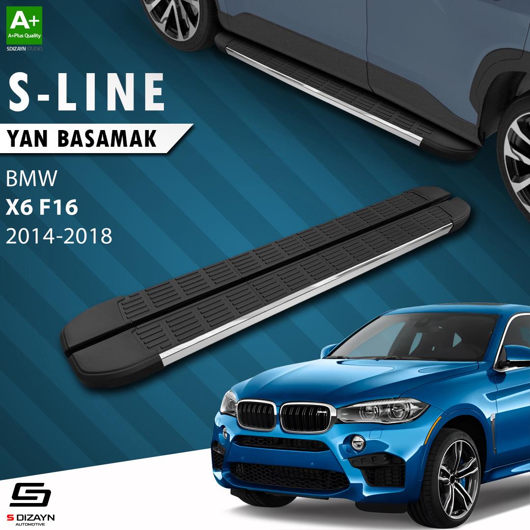Bmw X6 F16 S-Line Krom Yan Basamak 193 Cm 2014-2018 A+ Kalite