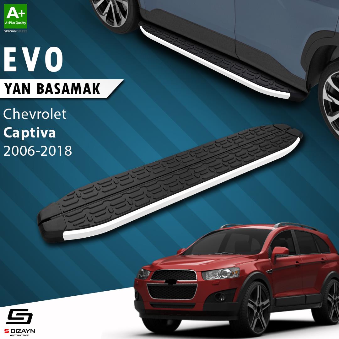 Chevrolet Captiva Evo Aluminyum Yan Basamak 183 Cm 2006-2018 A+ Kalite