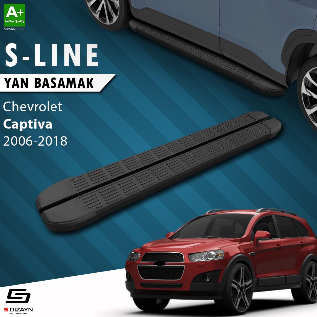 Chevrolet Captiva S-Line Siyah Yan Basamak 183 Cm 2006-2018 A+ Kalite