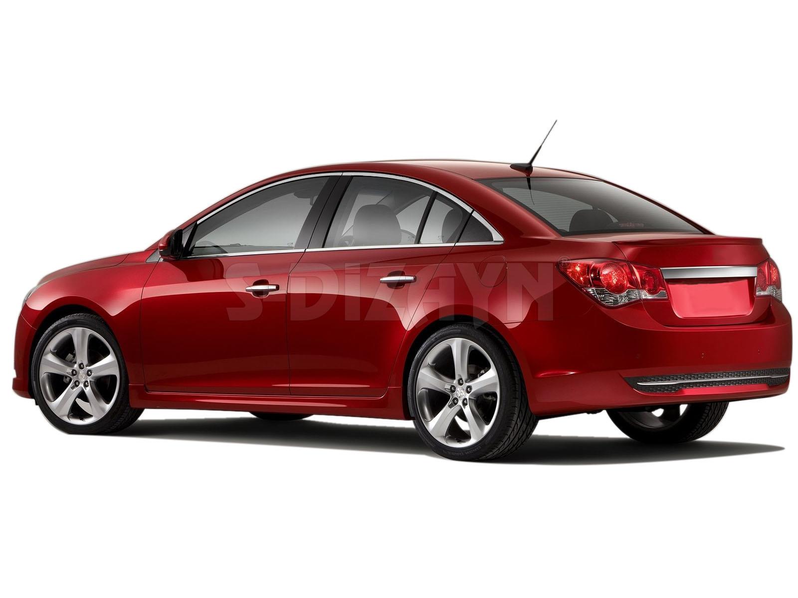 S-Dizayn Chevrolet Cruze SD Krom Cam Çerçeve Seti 12 Prç 2009-2019 A+ Kalite