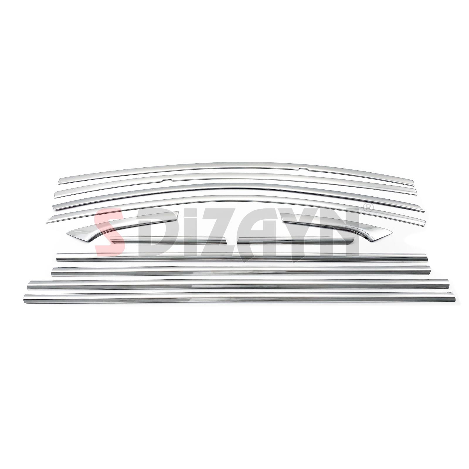 S-Dizayn Chevrolet Cruze SD Krom Cam Çerçeve Seti 12 Prç 2009-2019 A+ Kalite
