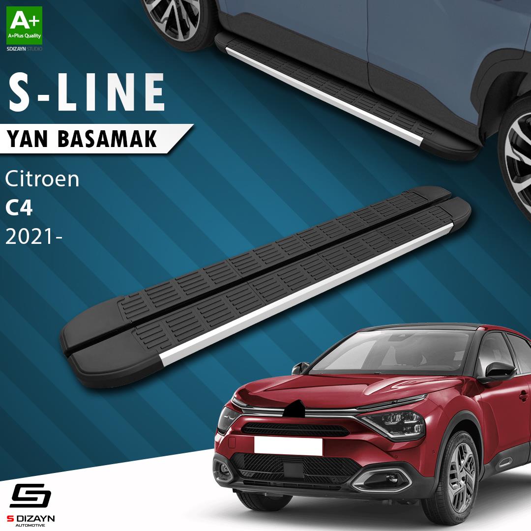 Citroen C4 3 S-Line Aluminyum Yan Basamak 183 Cm 2021 Üzeri A+ Kalite