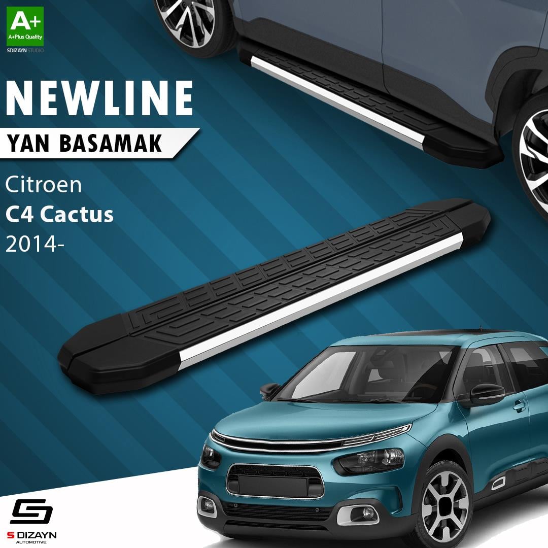 Citroen C4 Cactus NewLine Krom Yan Basamak 183 Cm 2014 Üzeri A+ Kalite