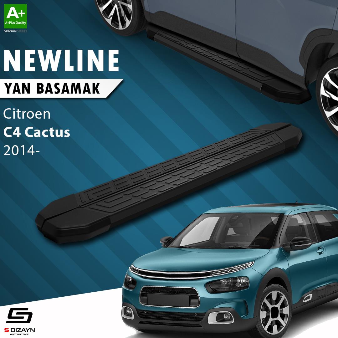 Citroen C4 Cactus NewLine Siyah Yan Basamak 183 Cm 2014 Üzeri A+ Kalite