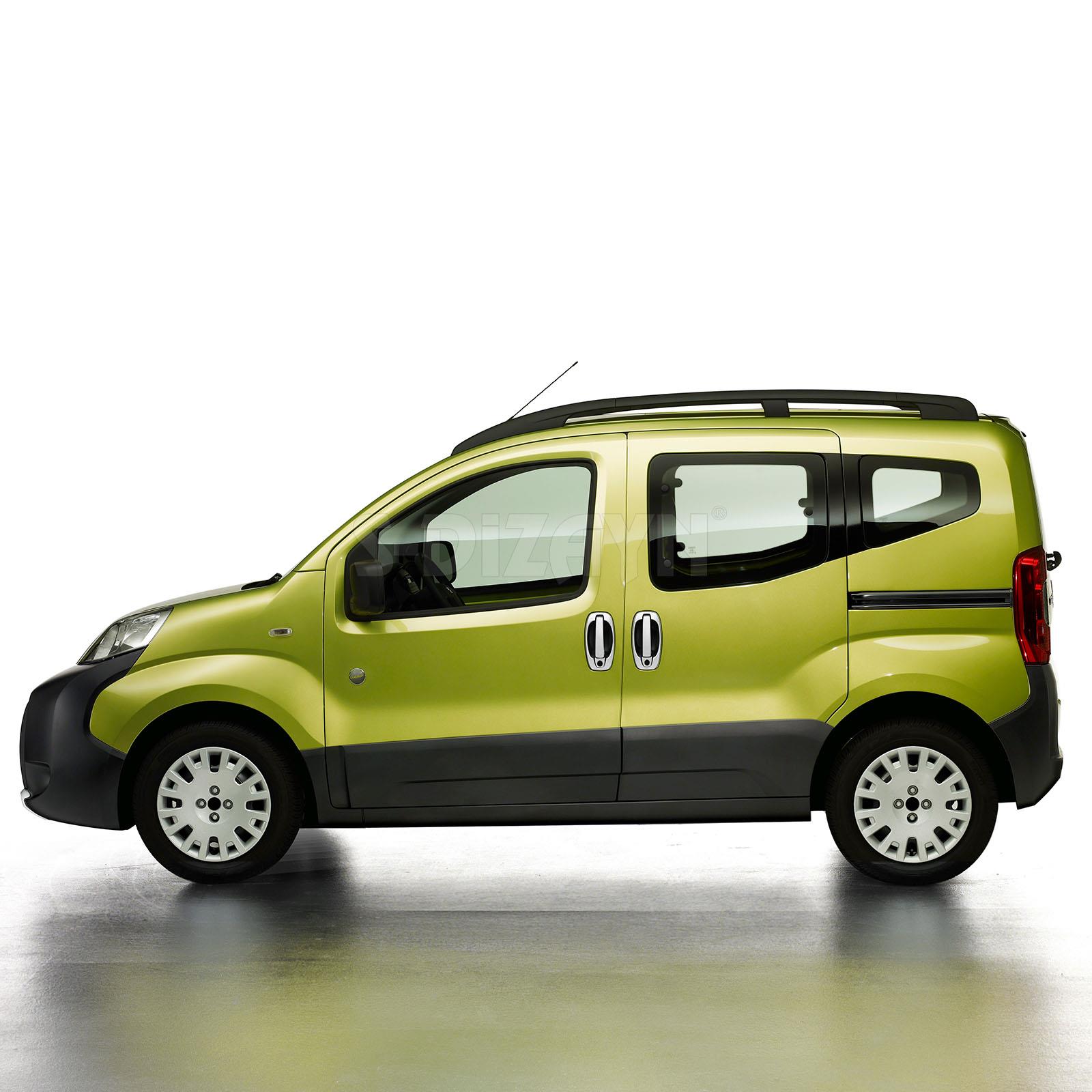 S-Dizayn Citroen Nemo Krom Kapı Kolu 4 Kapı 8 Prç 2008-2017 (Set)