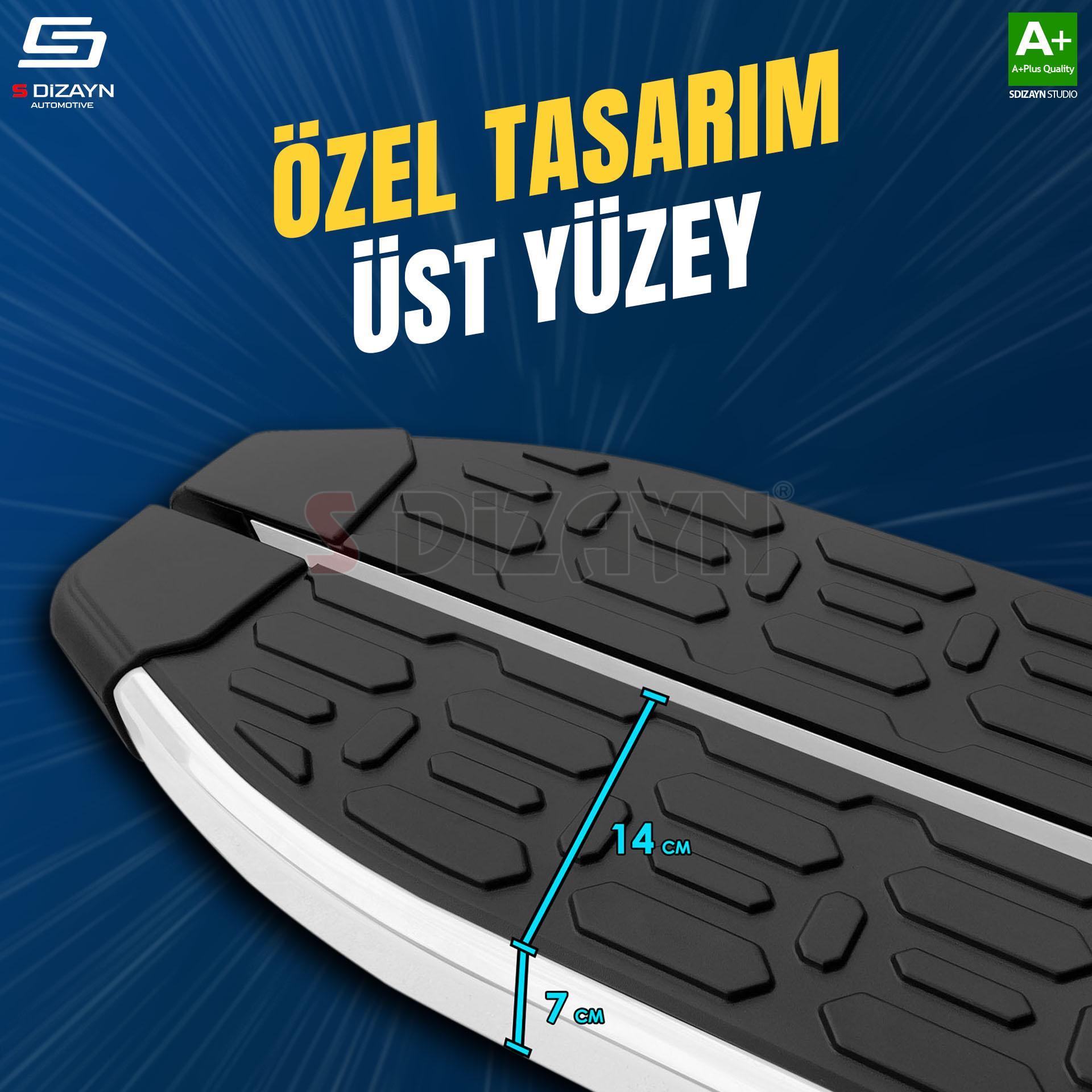 DS DS 4 Evo Aluminyum Yan Basamak 183 Cm 2020 Üzeri A+ Kalite