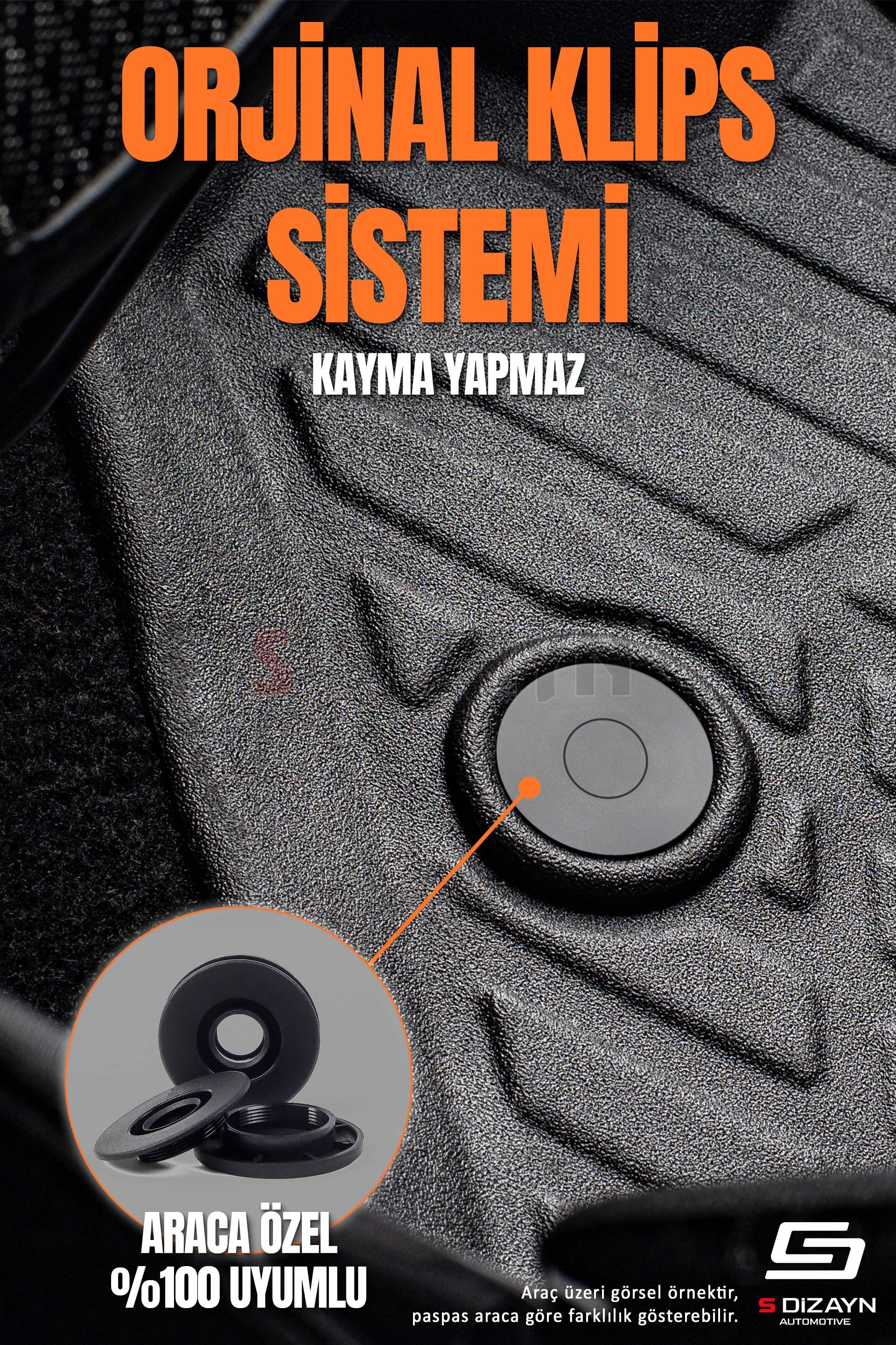S-Dizayn DS DS4 3D Pro Havuzlu Paspas 2022 Üzeri A+ Kalite