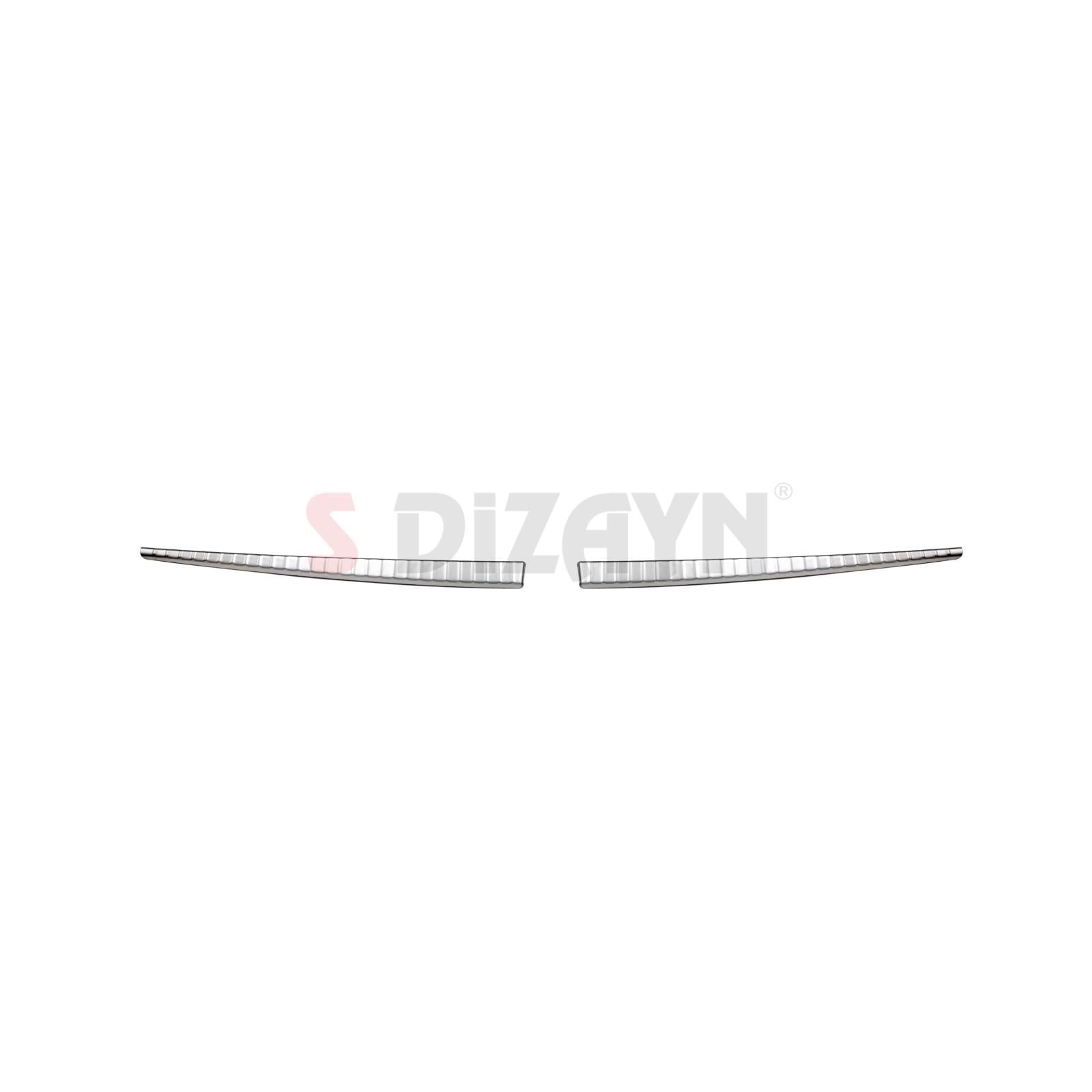 S-Dizayn Dacia Duster Krom Bagaj İç Eşiği 2 Parça 2018-2024