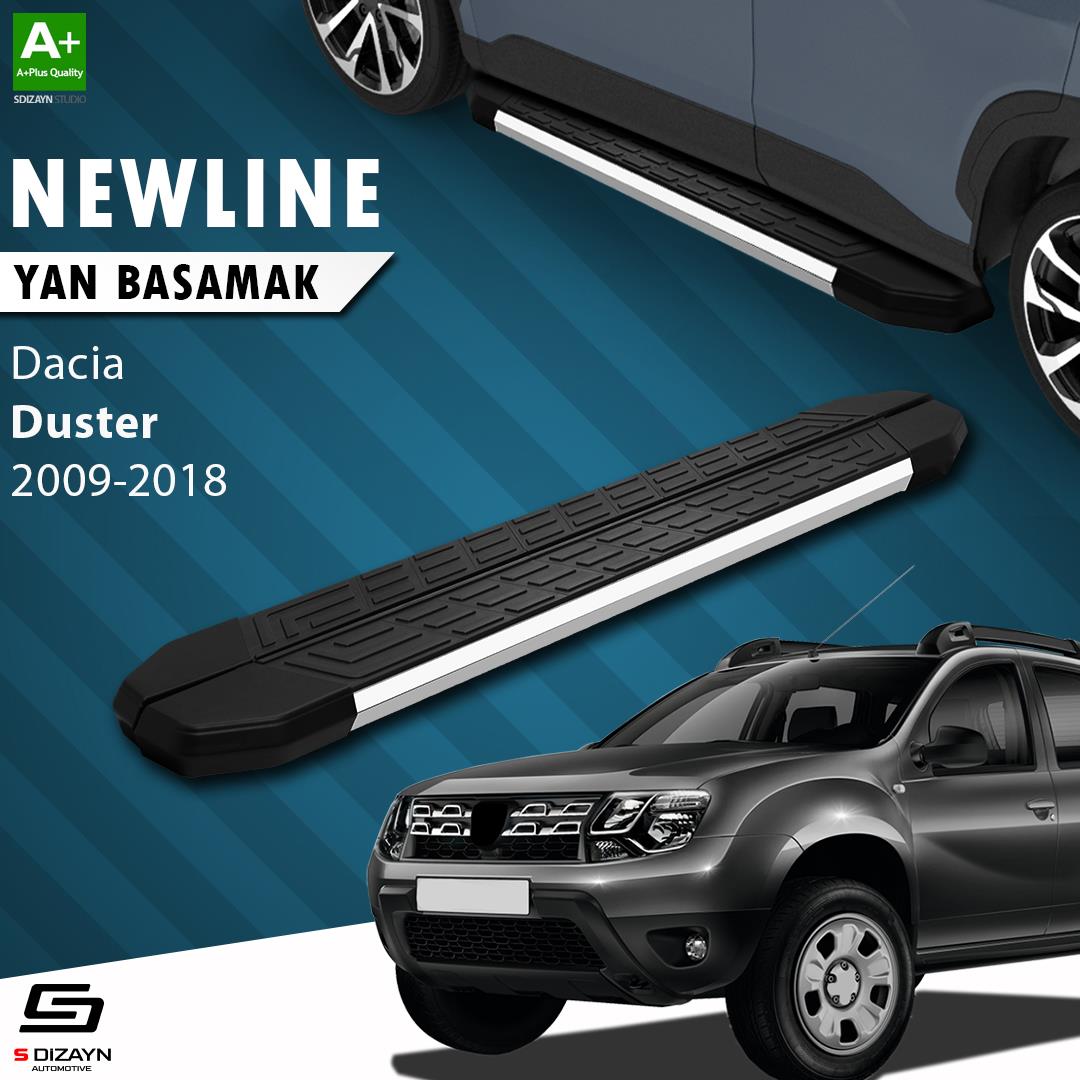 Dacia Duster NewLine Krom Yan Basamak 173 Cm 2009-2018 A+ Kalite