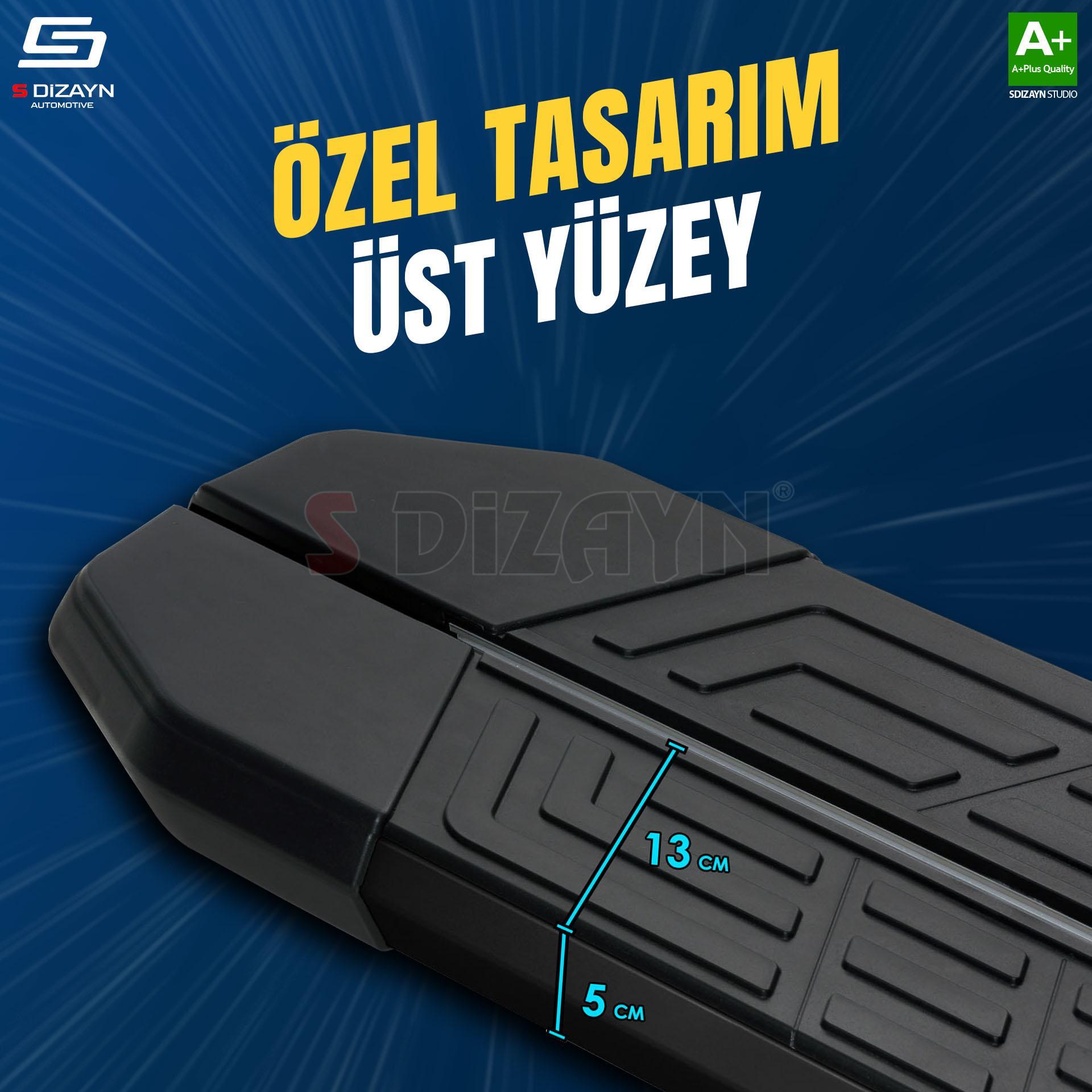 Dacia Jogger NewLine Siyah Yan Basamak 213 Cm 2022 Üzeri A+ Kalite