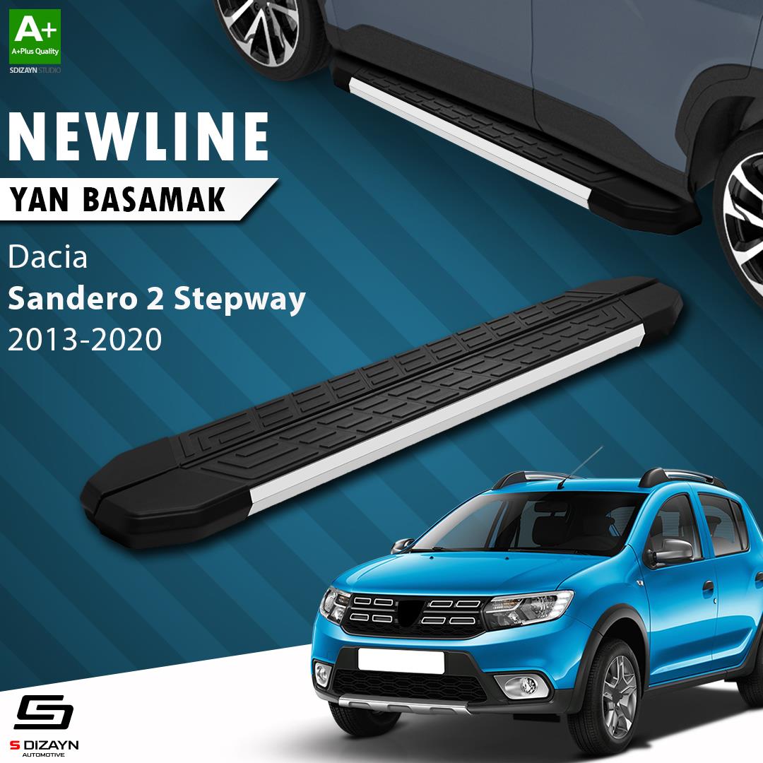 Dacia Sandero 2 Stepway NewLine Aluminyum Yan Basamak 173 Cm 2013-2020 A+ Kalite