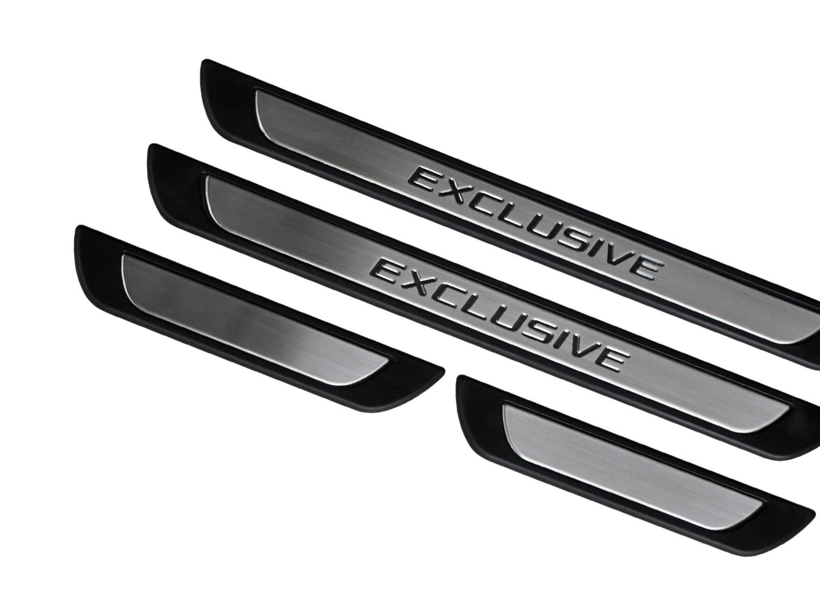 S-Dizayn Dacia Sandero Stepway Krom Kapı Eşik Koruması Exclusive Line 2008-2012 4 Parça