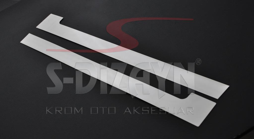 S-Dizayn Fiat Doblo Krom Sürgülü Kapı Çıtası 2 Prç 2010-2022
