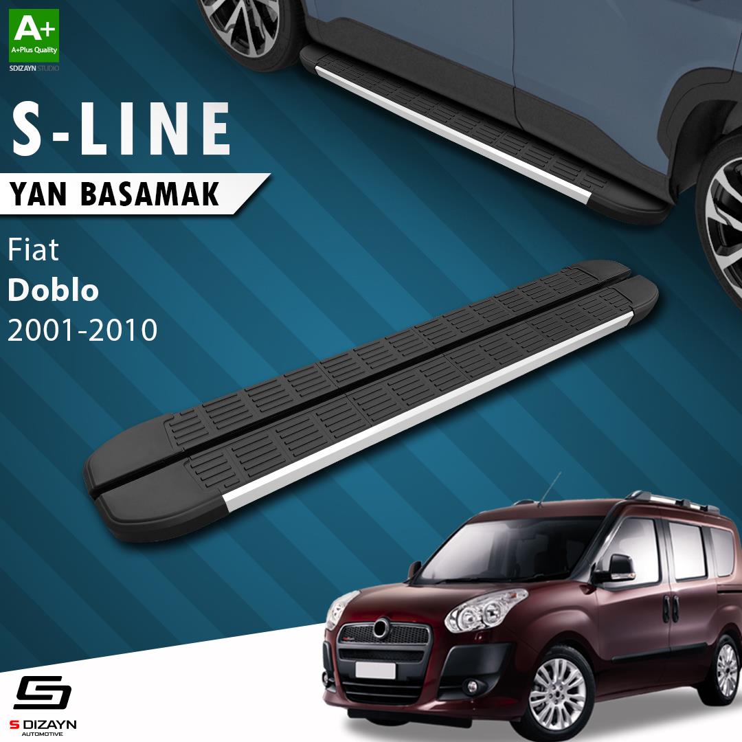 Fiat Doblo S-Line Aluminyum Yan Basamak 183 Cm 2001-2010 A+ Kalite