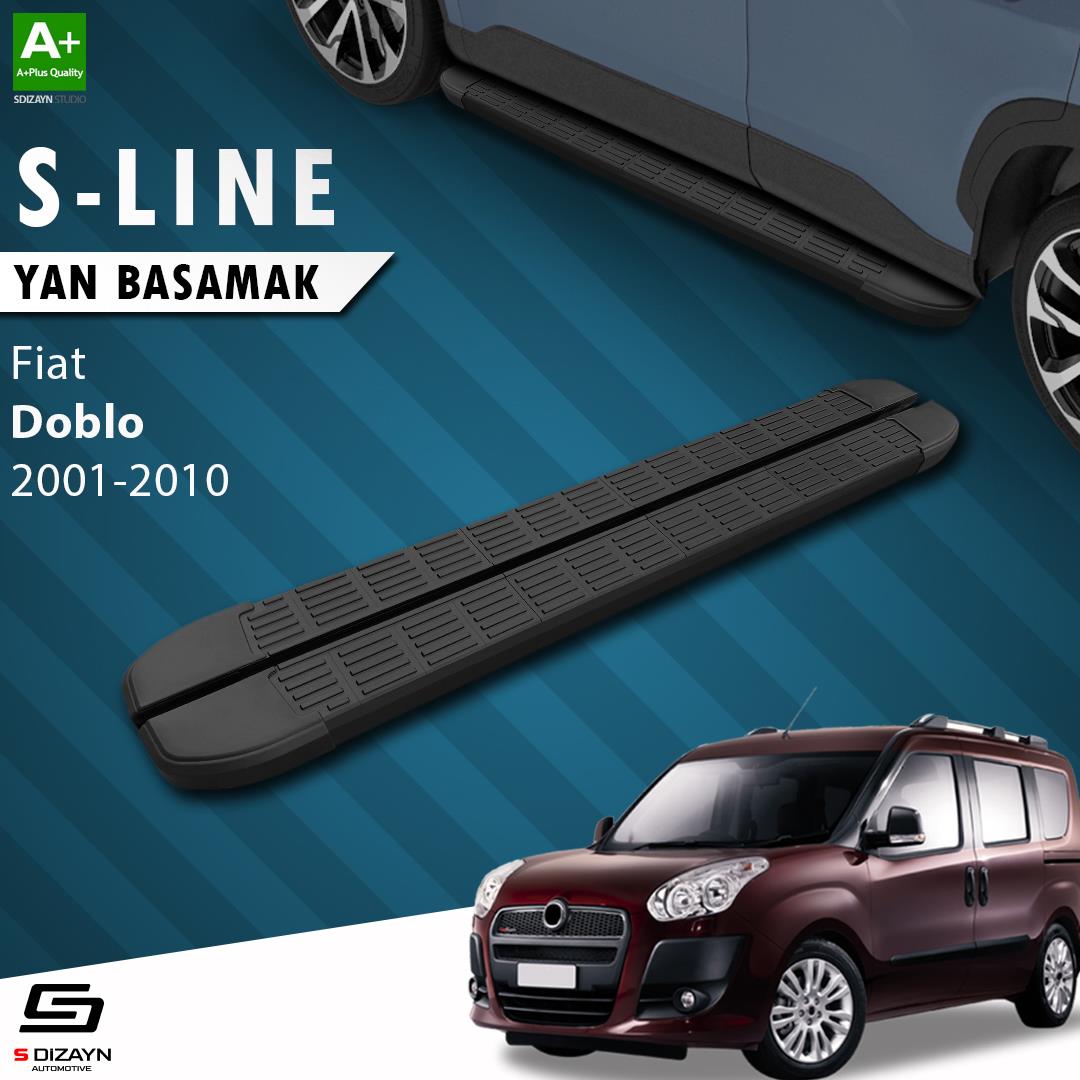 Fiat Doblo S-Line Siyah Yan Basamak 183 Cm 2001-2010 A+ Kalite
