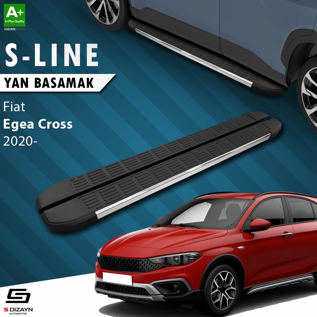 Fiat Egea Cross S-Line Krom Yan Basamak 183 Cm 2020 Üzeri A+ Kalite
