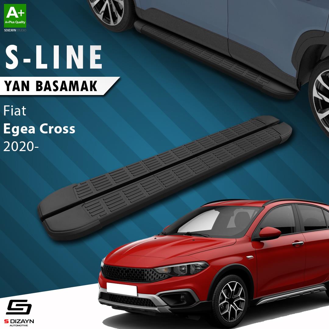 Fiat Egea Cross S-Line Siyah Yan Basamak 183 Cm 2020 Üzeri A+ Kalite