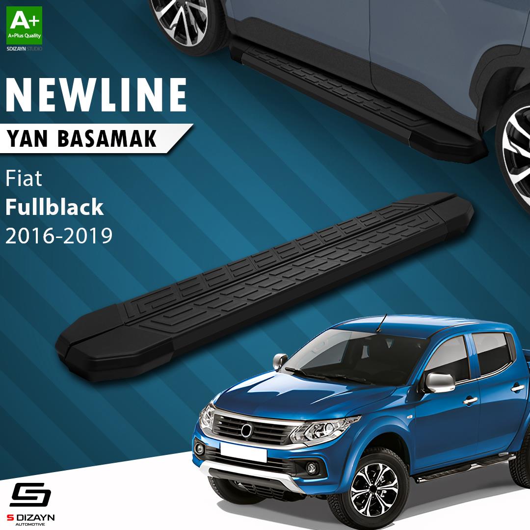 Fiat Fullback NewLine Siyah Yan Basamak 193 Cm 2016-2019 A+ Kalite