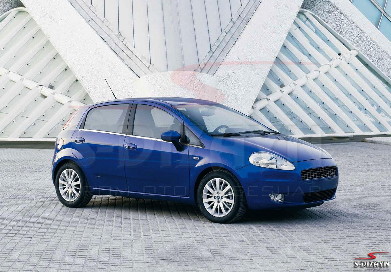 S-Dizayn Fiat Grande Punto Krom Cam Çıtası 6 Prç 2006-2018