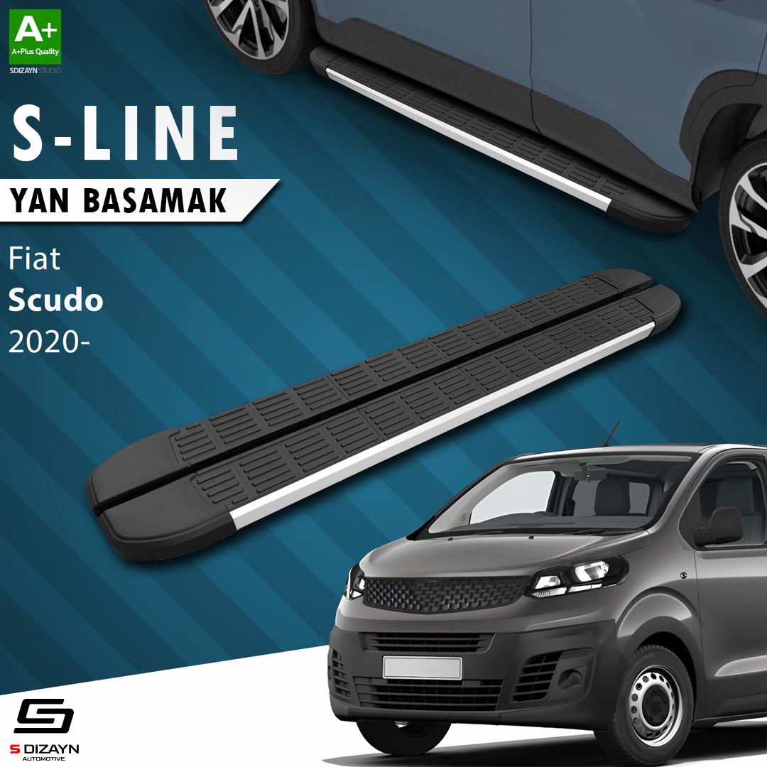 Fiat Scudo 3 Uzun Şase S-Line Aluminyum Yan Basamak 243 Cm 2020 Üzeri A+ Kalite