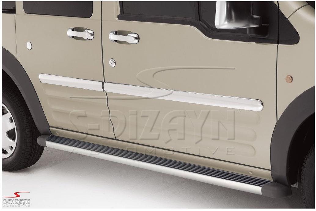 S-Dizayn Ford Connect Krom Yan Kapı Çıtası 4 Prç 2009-2014
