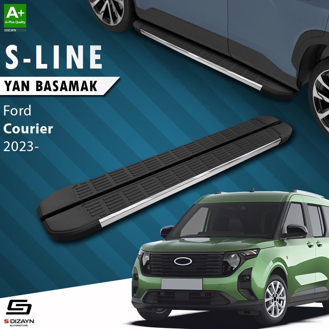 Ford Courier 2 S-Line Krom Yan Basamak 183 Cm 2023 Üzeri A+ Kalite