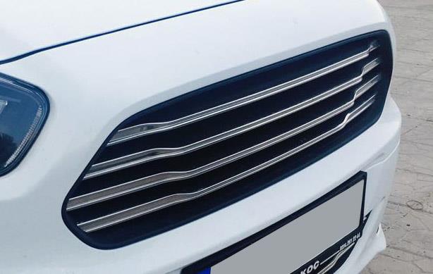 S-Dizayn Ford Courier Krom Ön Panjur Seti 6 Prç Orj. Model 2014-2017
