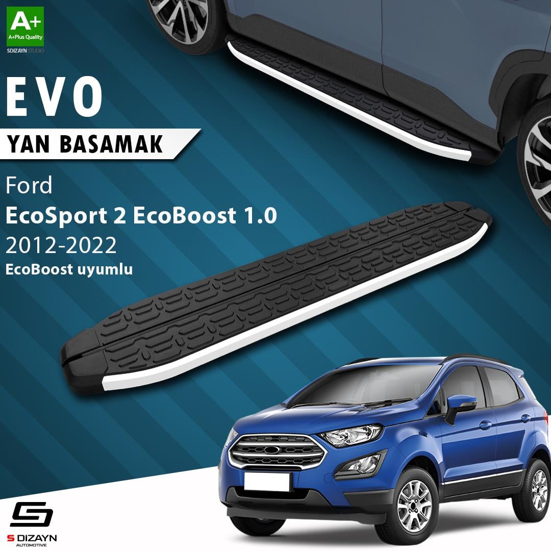 Ford EcoSport 2 EcoBoost 1.0 Evo Aluminyum Yan Basamak 173 Cm 2012-2022 A+ Kalite