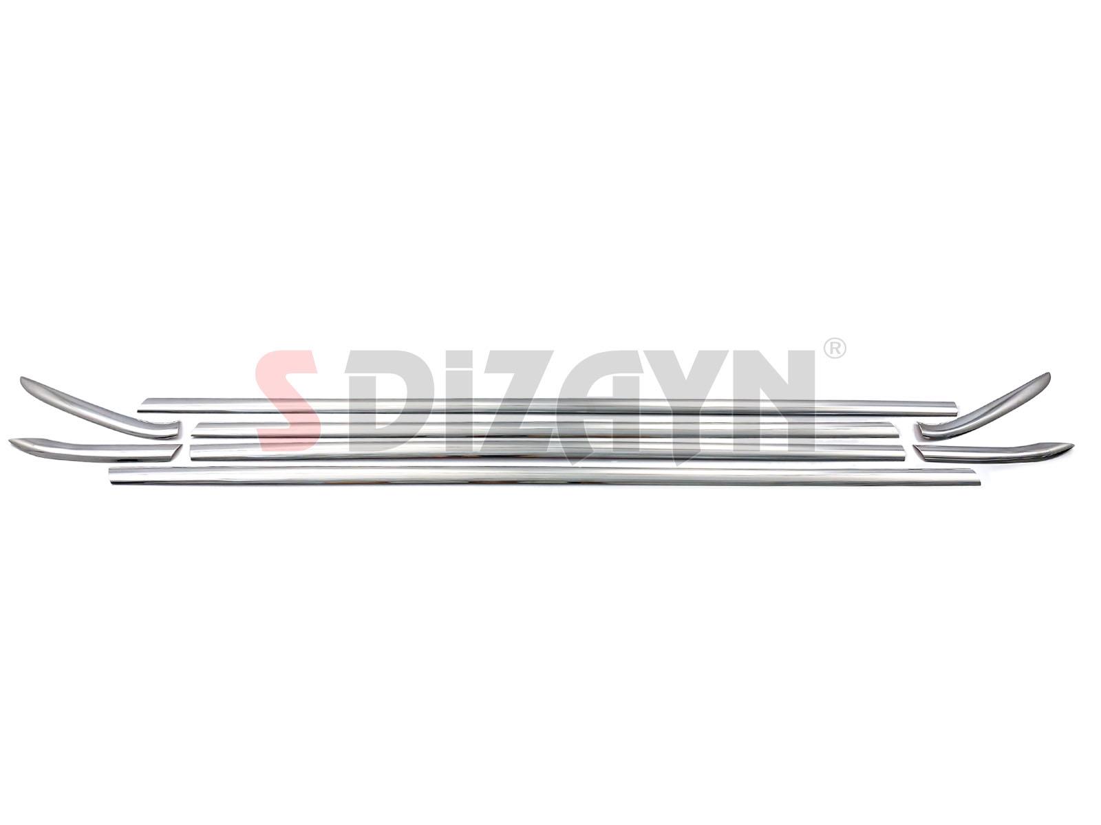 S-Dizayn Ford Fiesta Krom Cam Çıtası 8 Prç 2009-2017