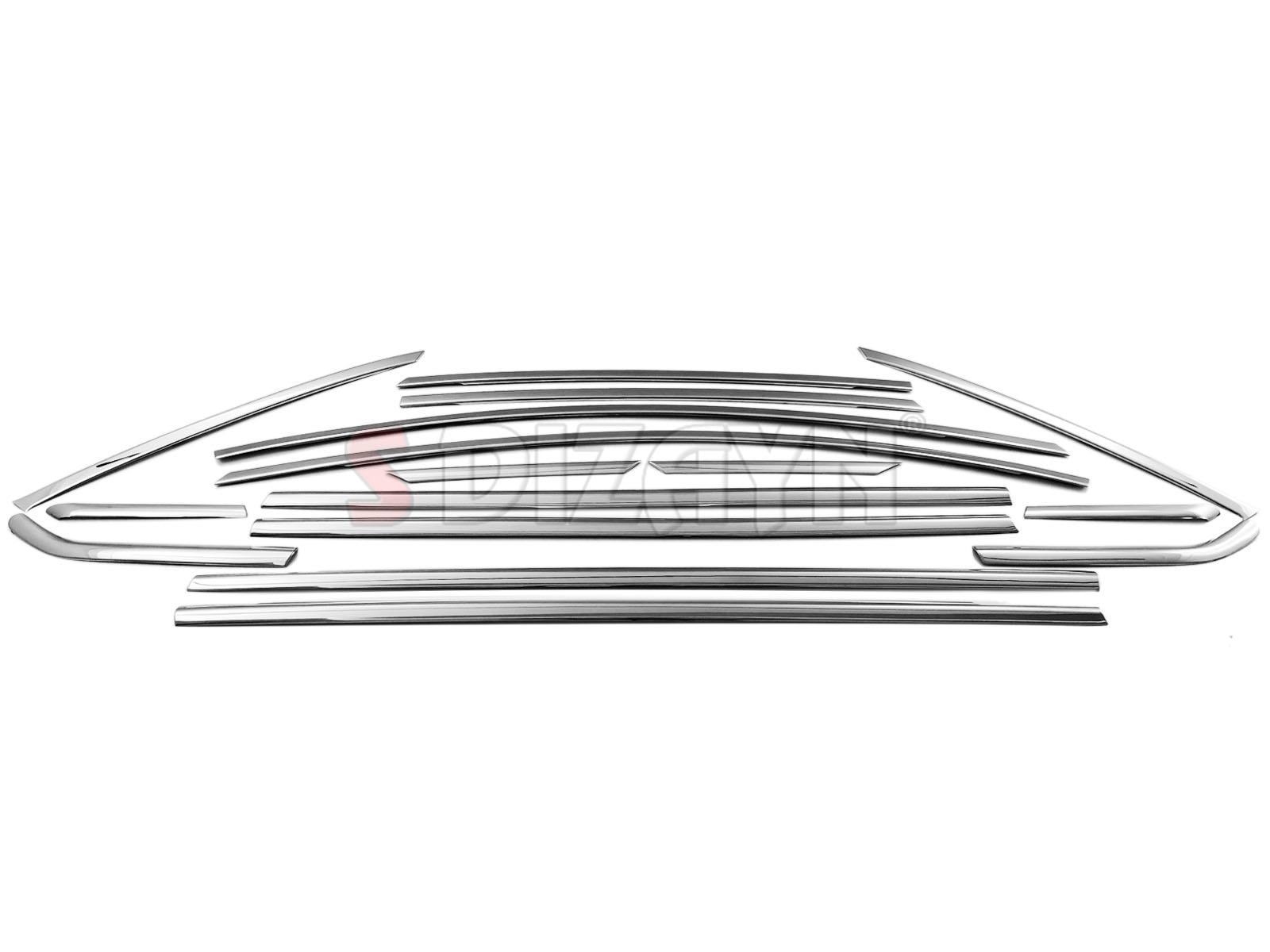 S-Dizayn Ford Focus 3 SD Krom Cam Çerçevesi 16 Prç 2011-2018 A+ Kalite