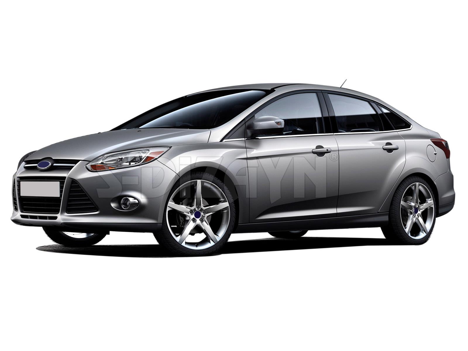 S-Dizayn Ford Focus 3 SD Krom Cam Çıtası 8 Prç 2011-2018