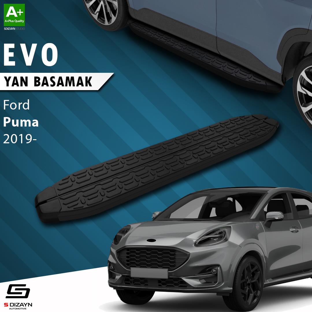 Ford Puma Evo Siyah Yan Basamak 173 Cm 2019 Üzeri A+ Kalite