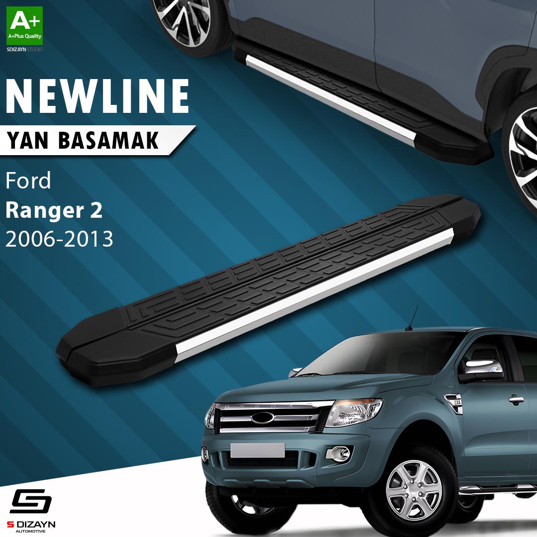 Ford Ranger 2 NewLine Krom Yan Basamak 193 Cm 2006-2013 A+ Kalite